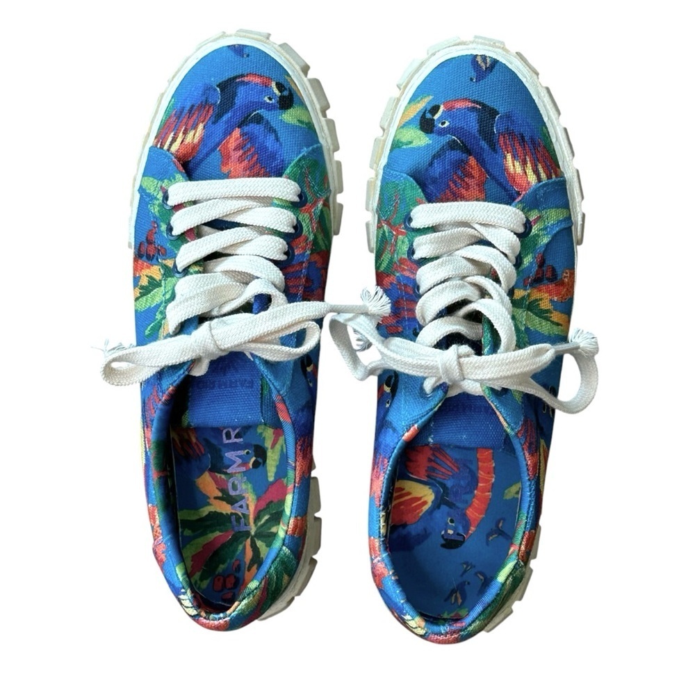 Farm Rio The Tropical Macaw Sneaker Sz US 8 NWOT